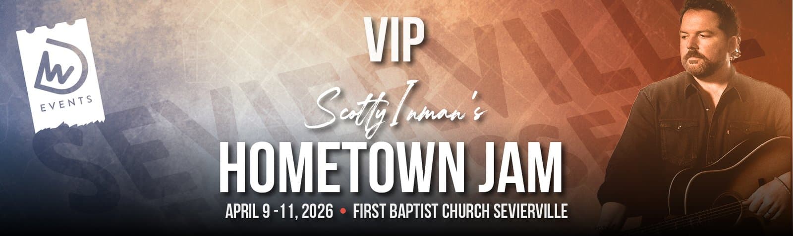 Scotty Inman's Hometown Jam VIP Bundle