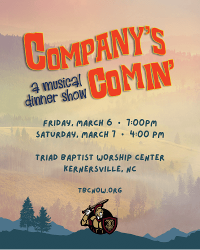 Company’s Comin’ Dinner Theatre at TBCA (Friday)