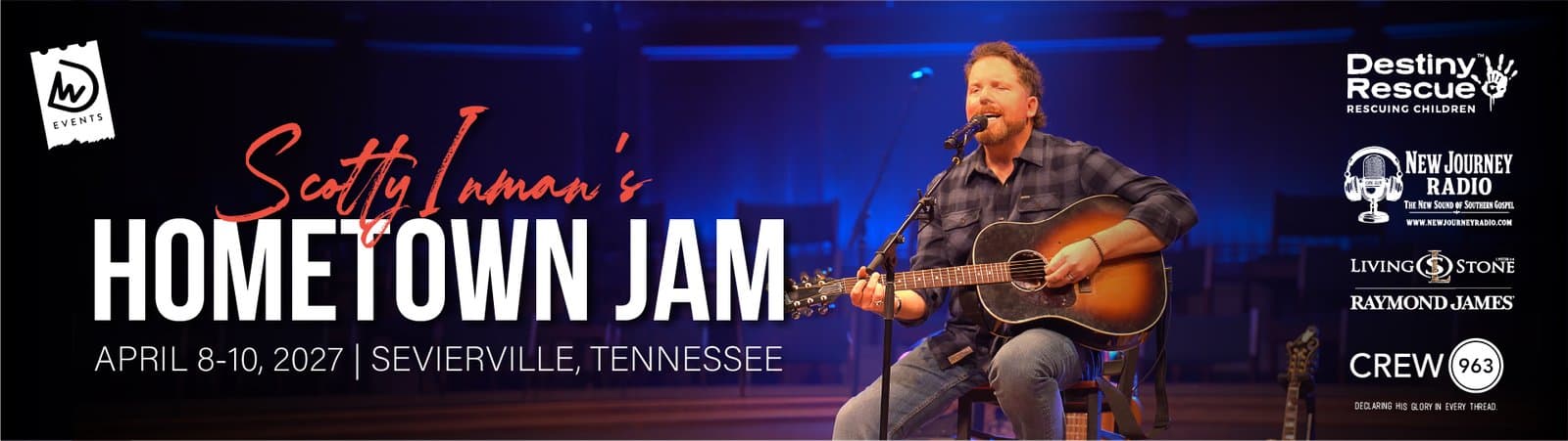 Scotty Inman's Hometown Jam 2027 - VIP PASS